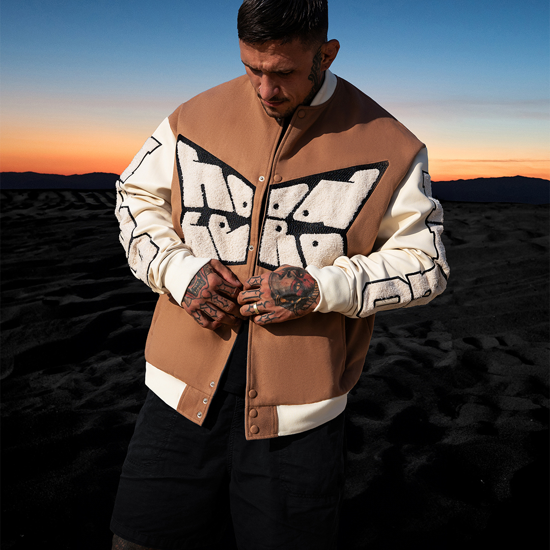 Varsity Jacket Moon - Brown